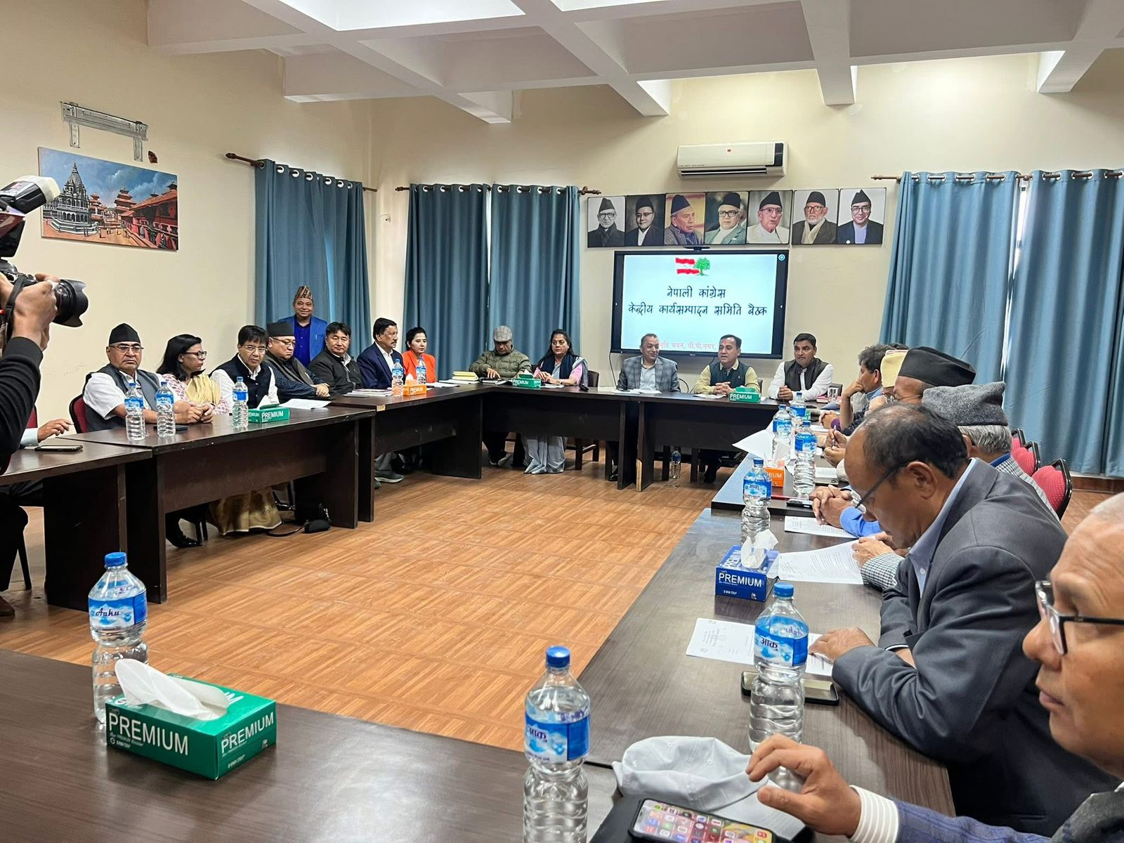 सानेपामा कांग्रेस केन्द्रीय कार्यसम्पादन समिति बैठक‚ समानुपातिक सांसदको नाम टुंग्याइँदै