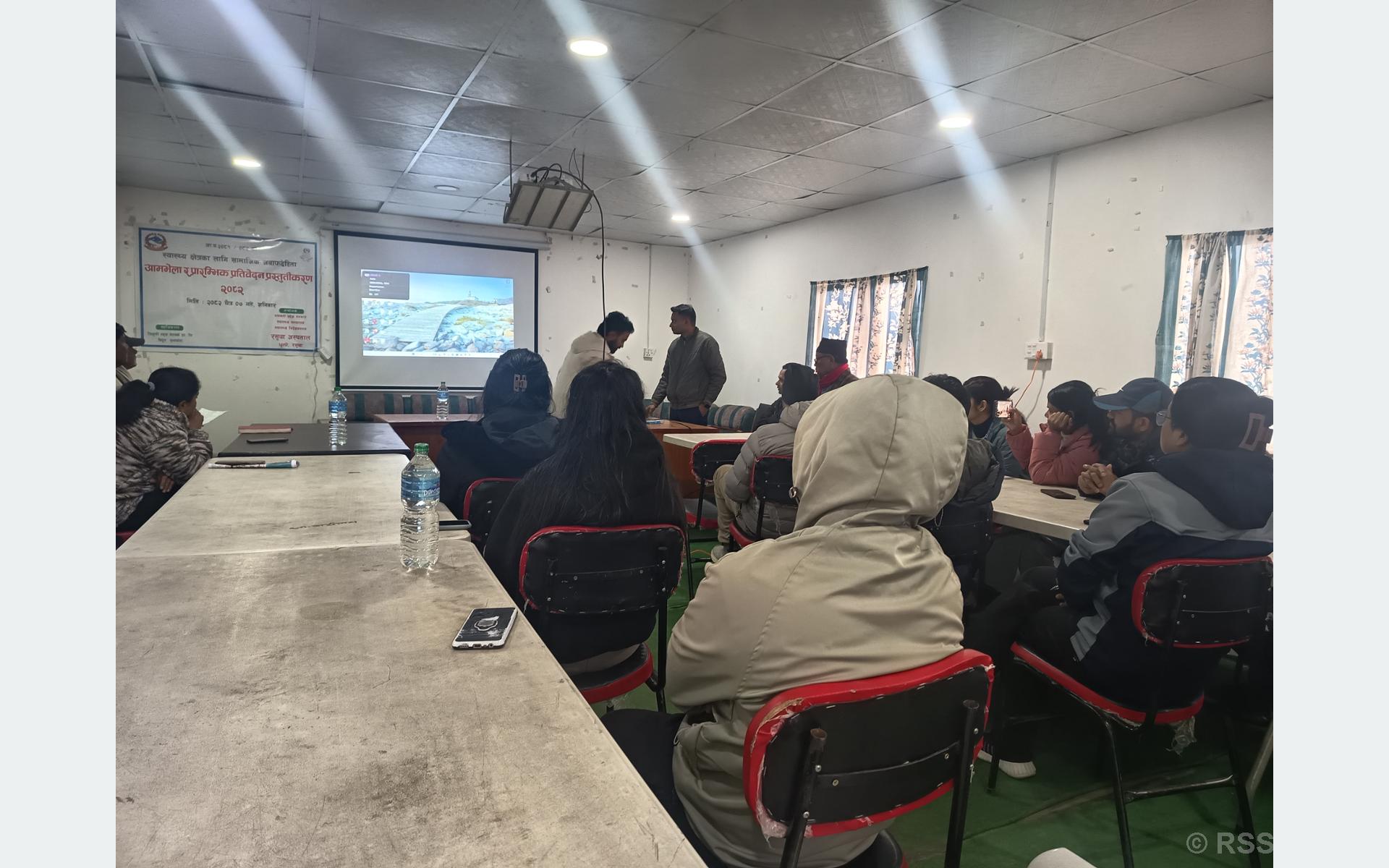 रसुवा अस्पतालद्वारा सेवा विस्तार