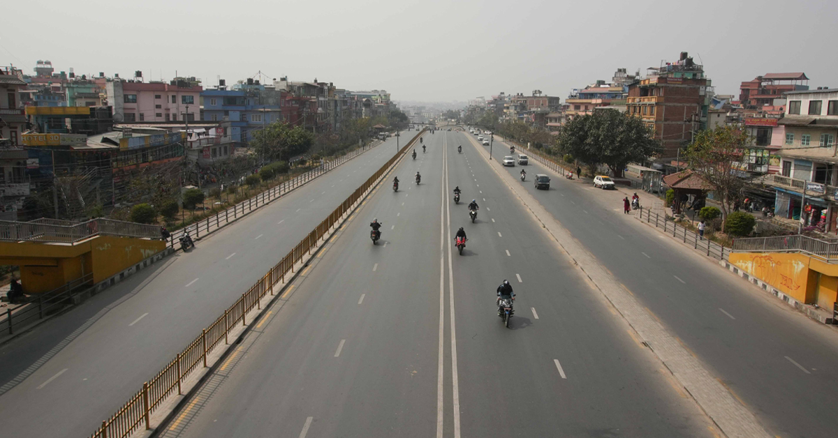 सुनसान बने काठमाडौँका सडक [फोटो फिचर]