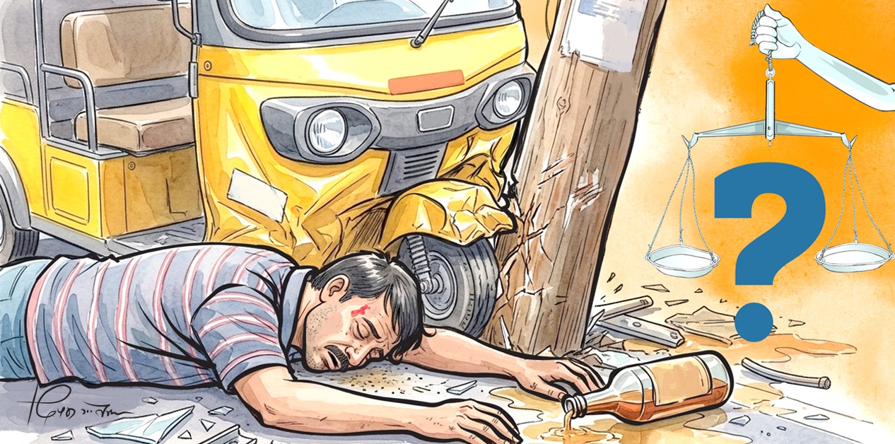 ‘लापसे’ ले चालक लट्ठ, यात्रु असुरक्षित