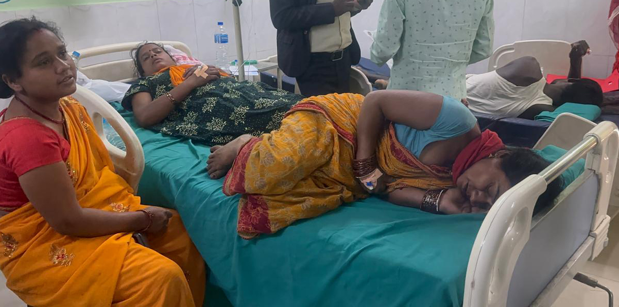 एउटै बेडमा दुई बिरामी, अनुगमन गर्दा स्वास्थ्यमन्त्री नै छक्क