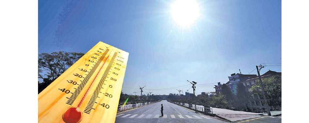 वर्षा घट्यो, विस्तारै तराईमा तातो बढ्दै