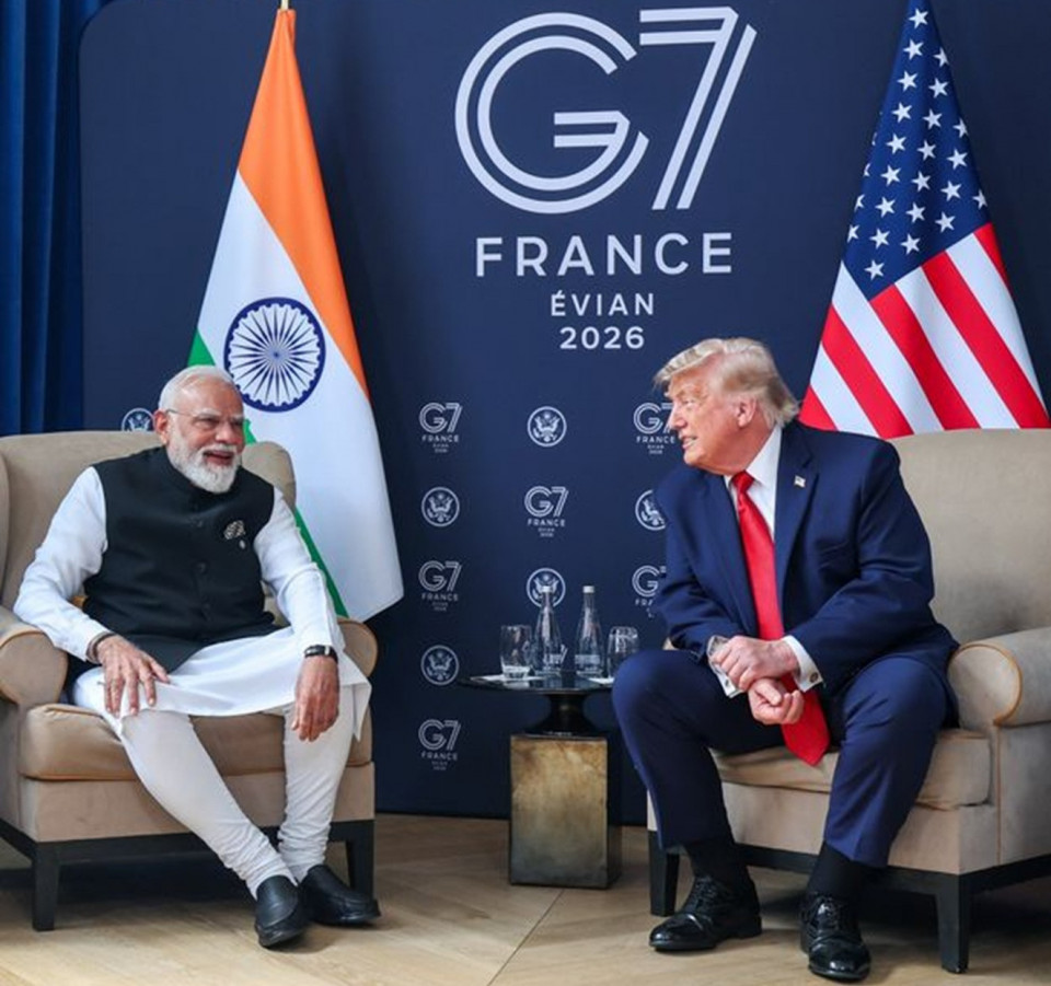 जी-७ सम्मेलनमा मोदी–ट्रम्प भेट : पश्चिम एशियाको शान्तिदेखि भारतीय नाविकको सुरक्षासम्म छलफल