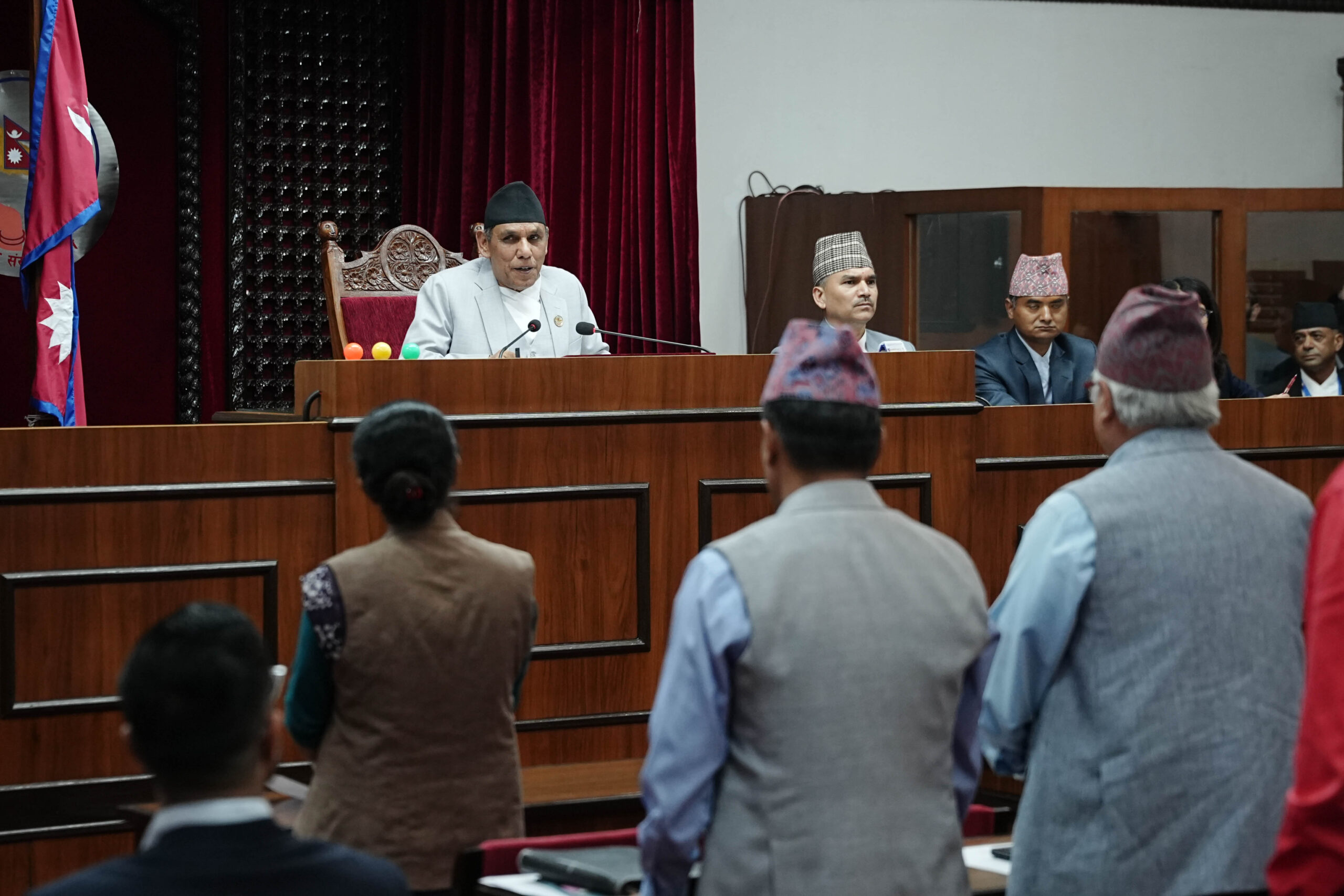 प्रतिपक्षीको अवरोधपछि राष्ट्रिय सभा बैठक बिहीबारसम्म स्थगित