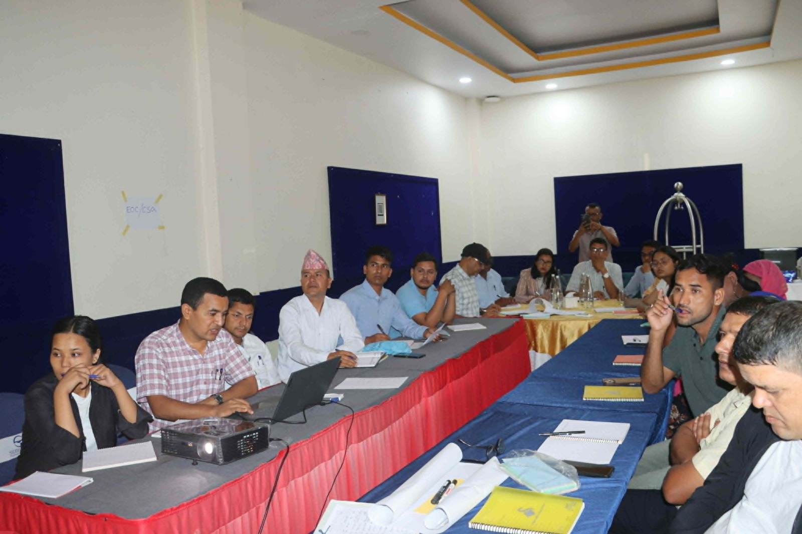 कर्णालीमा टेबलटप कृत्रिम घटना अभ्यास