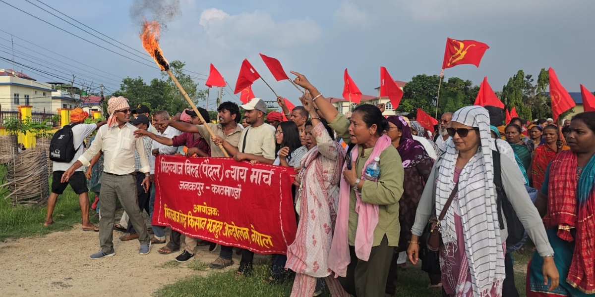 प्रधानमन्त्रीलाई वाचा सम्झाउन काठमाडौँ हिँडे मिटरब्याजपीडित